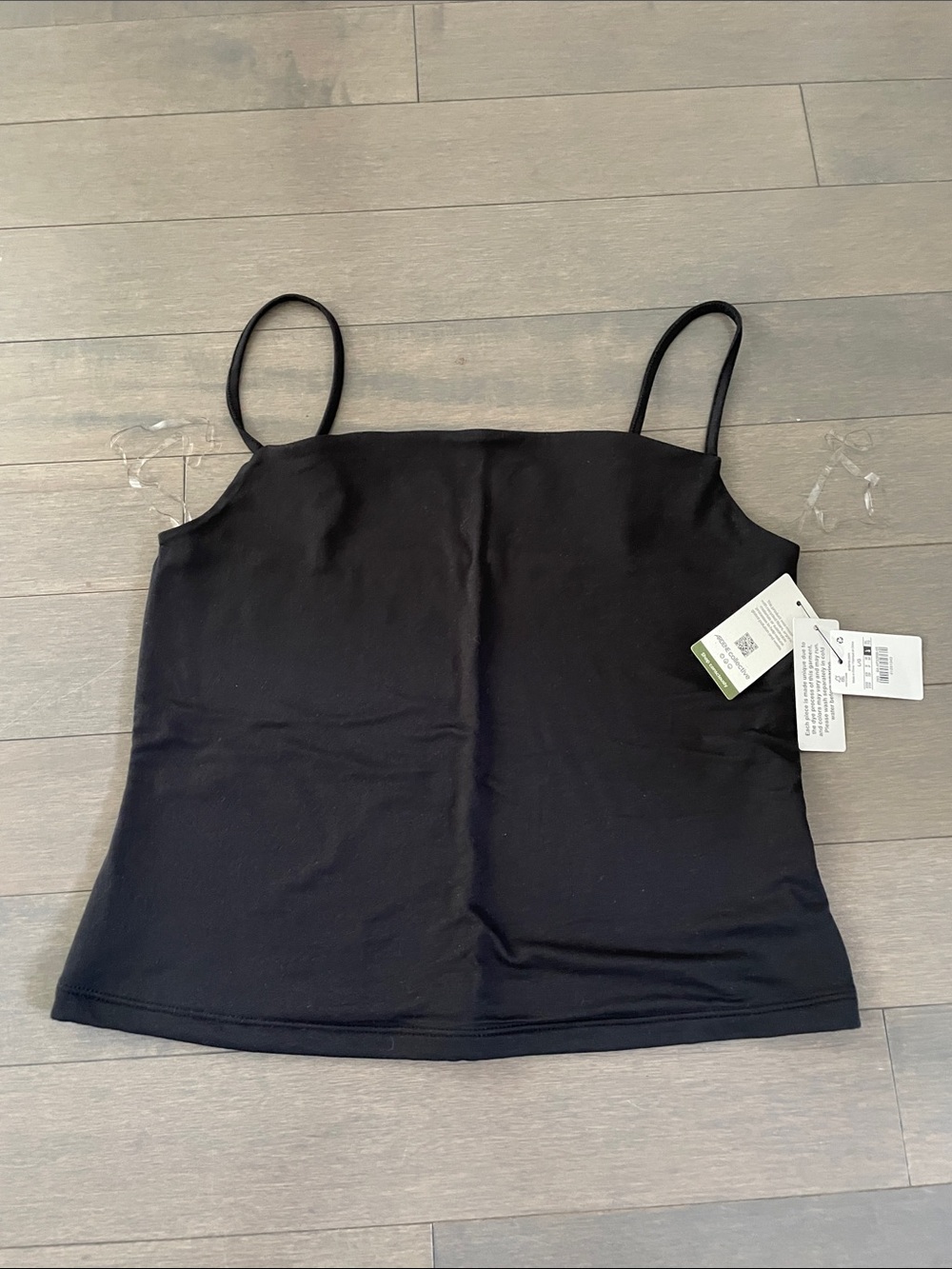 Black Spaghetti Strap Tank Top Women